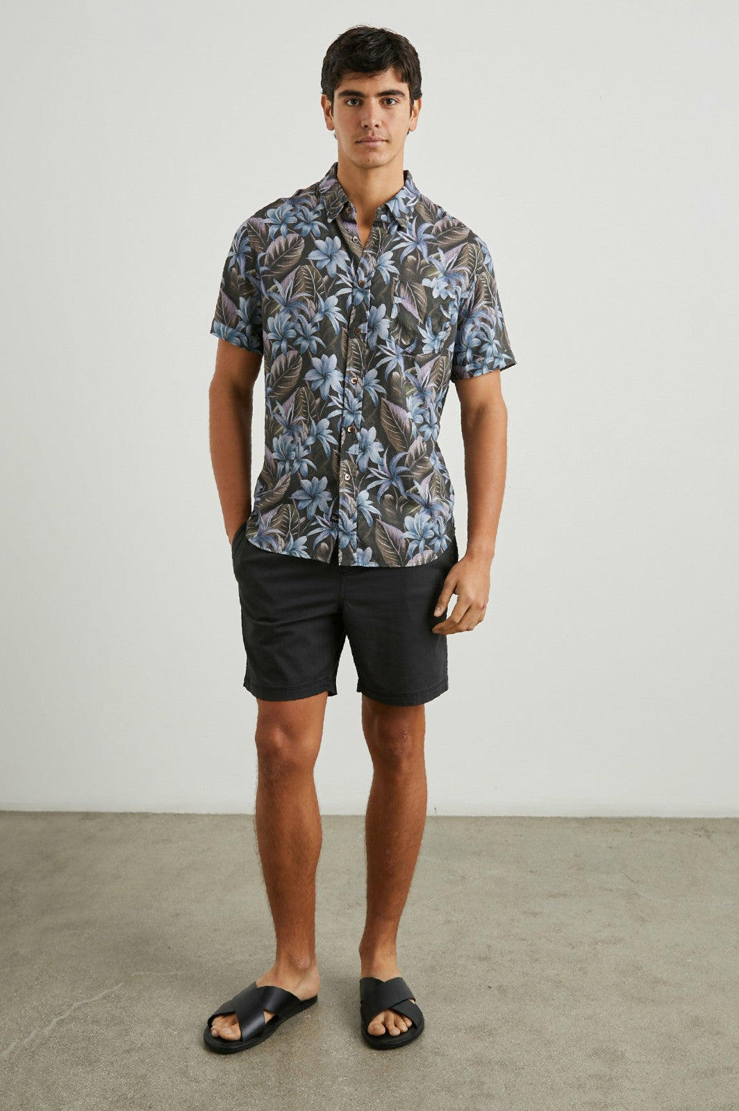 CARSON SHIRT - JUNGLE GARDEN MIDNIGHT| Rails sale