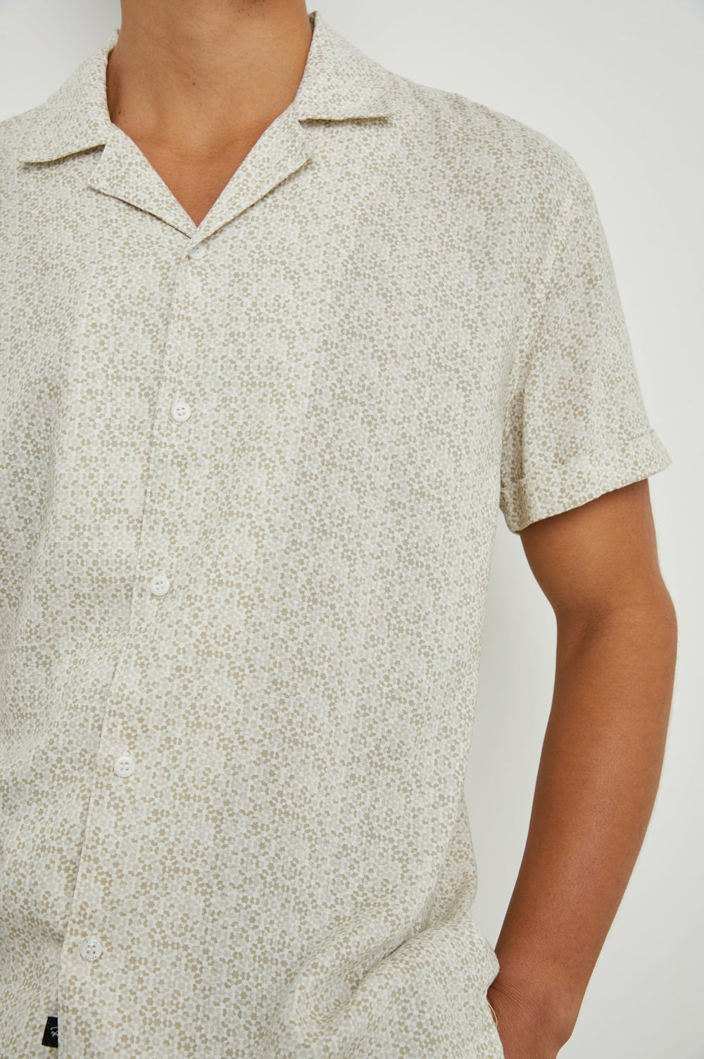 AMALFI SHIRT - PAINTED TILE KHAKI| Rails US