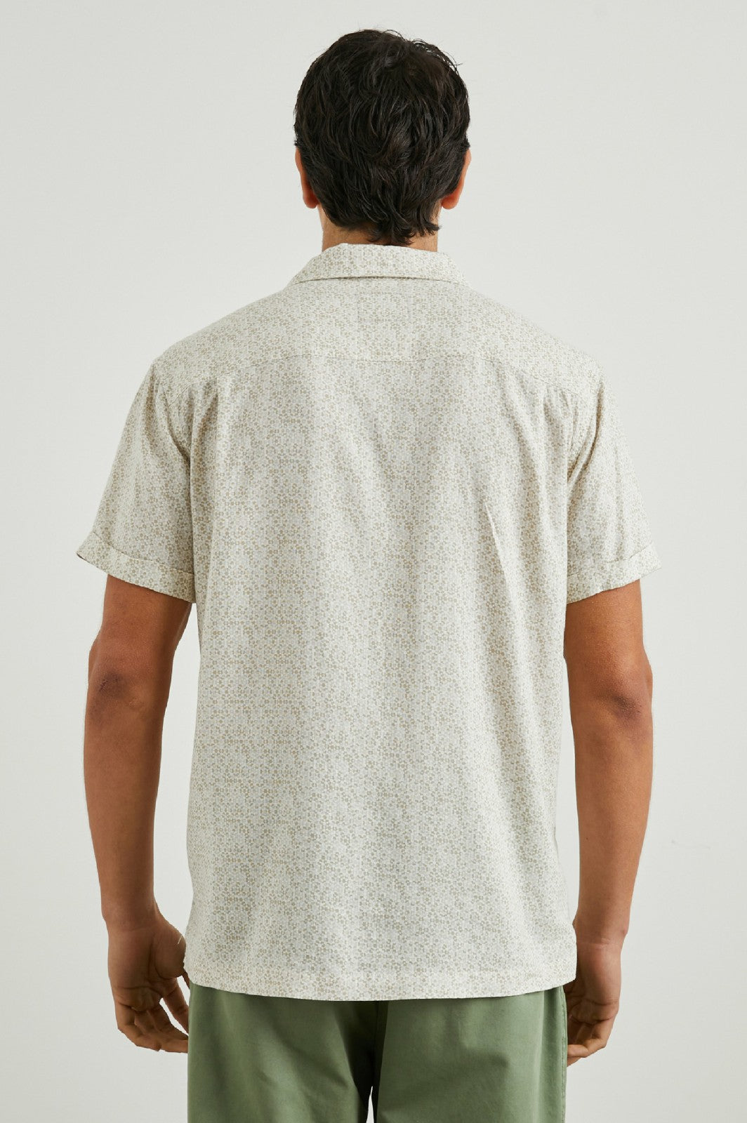 AMALFI SHIRT - PAINTED TILE KHAKI| Rails US