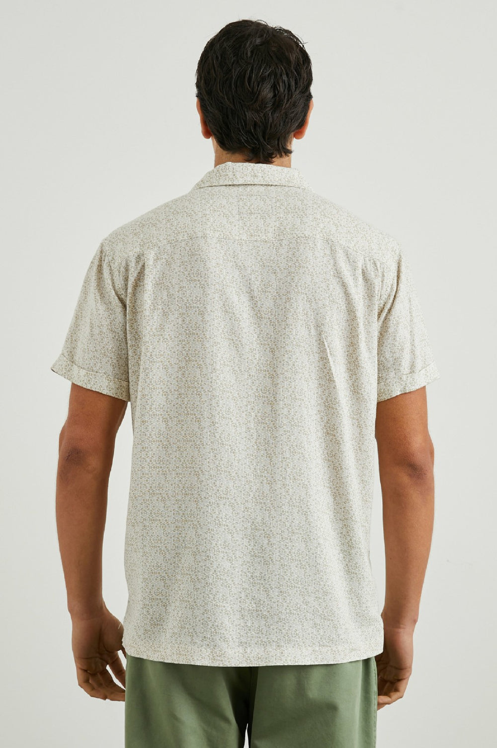 AMALFI SHIRT - PAINTED TILE KHAKI| Rails US