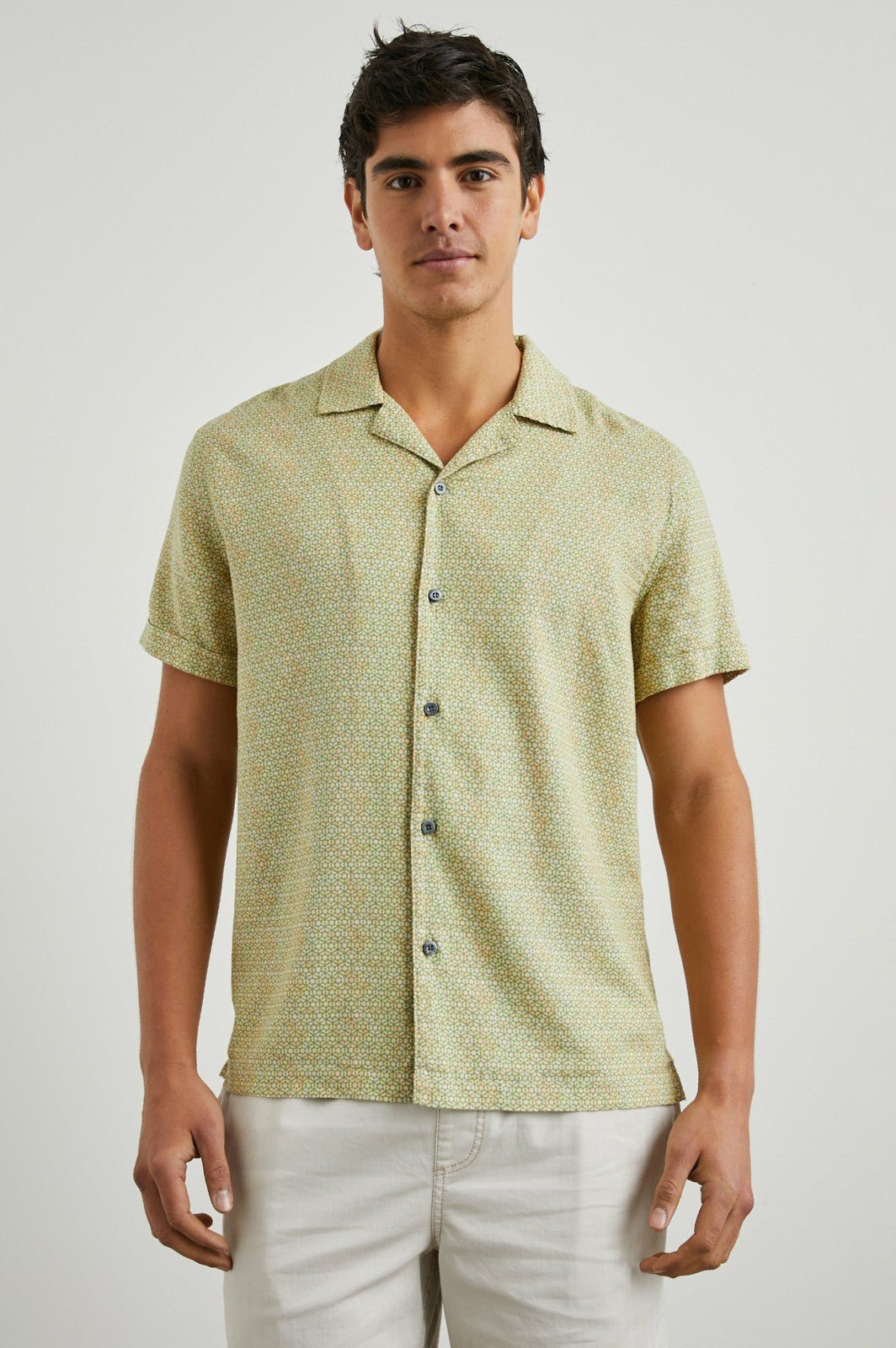 AMALFI SHIRT - PAINTED TILE MATCHA| Rails outlet