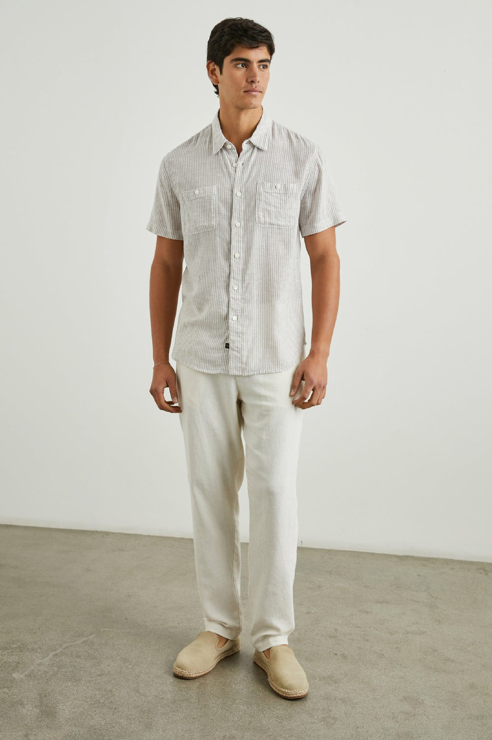 WALKER SHIRT - GHURKA WHITE RAILROAD| Rails near me