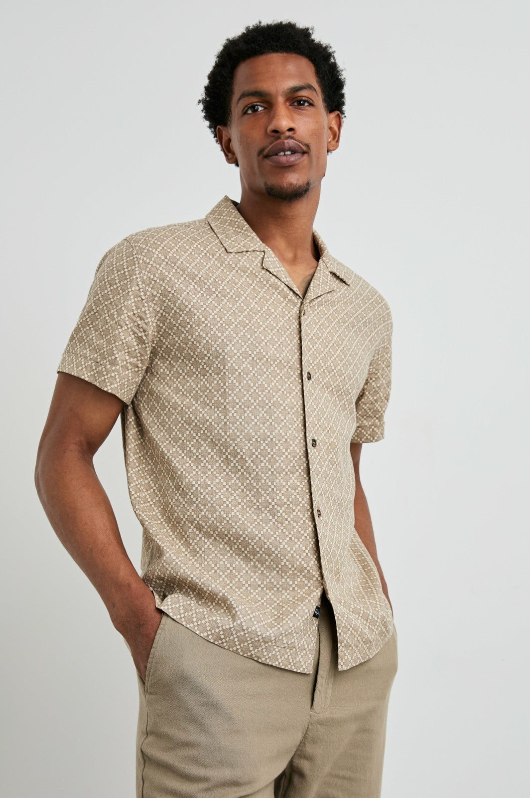 ATLAS SHIRT - IKAT OAT| Rails outlet