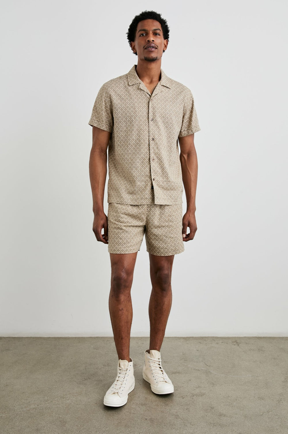 ATLAS SHIRT - IKAT OAT| Rails outlet