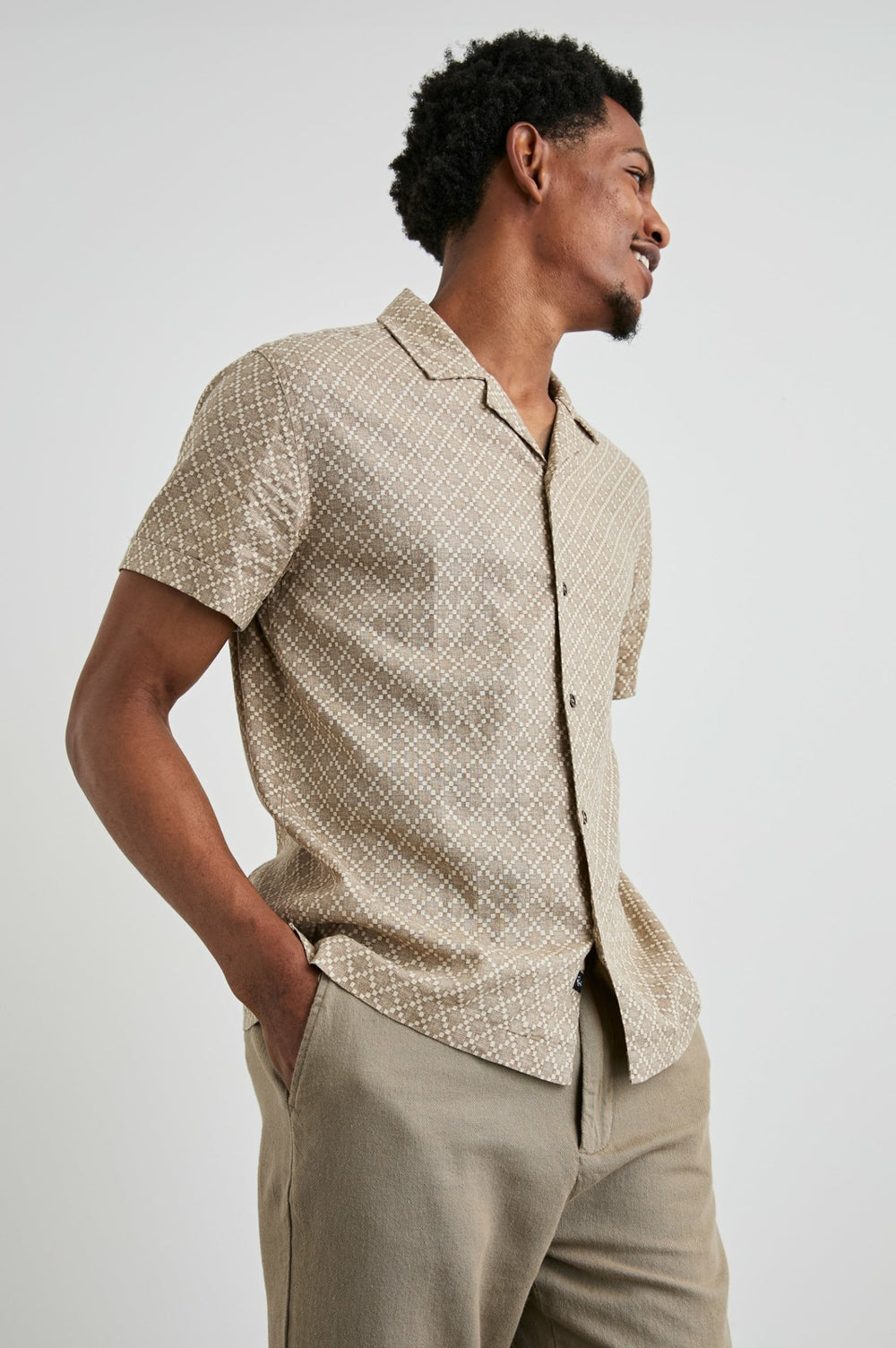 ATLAS SHIRT - IKAT OAT| Rails outlet