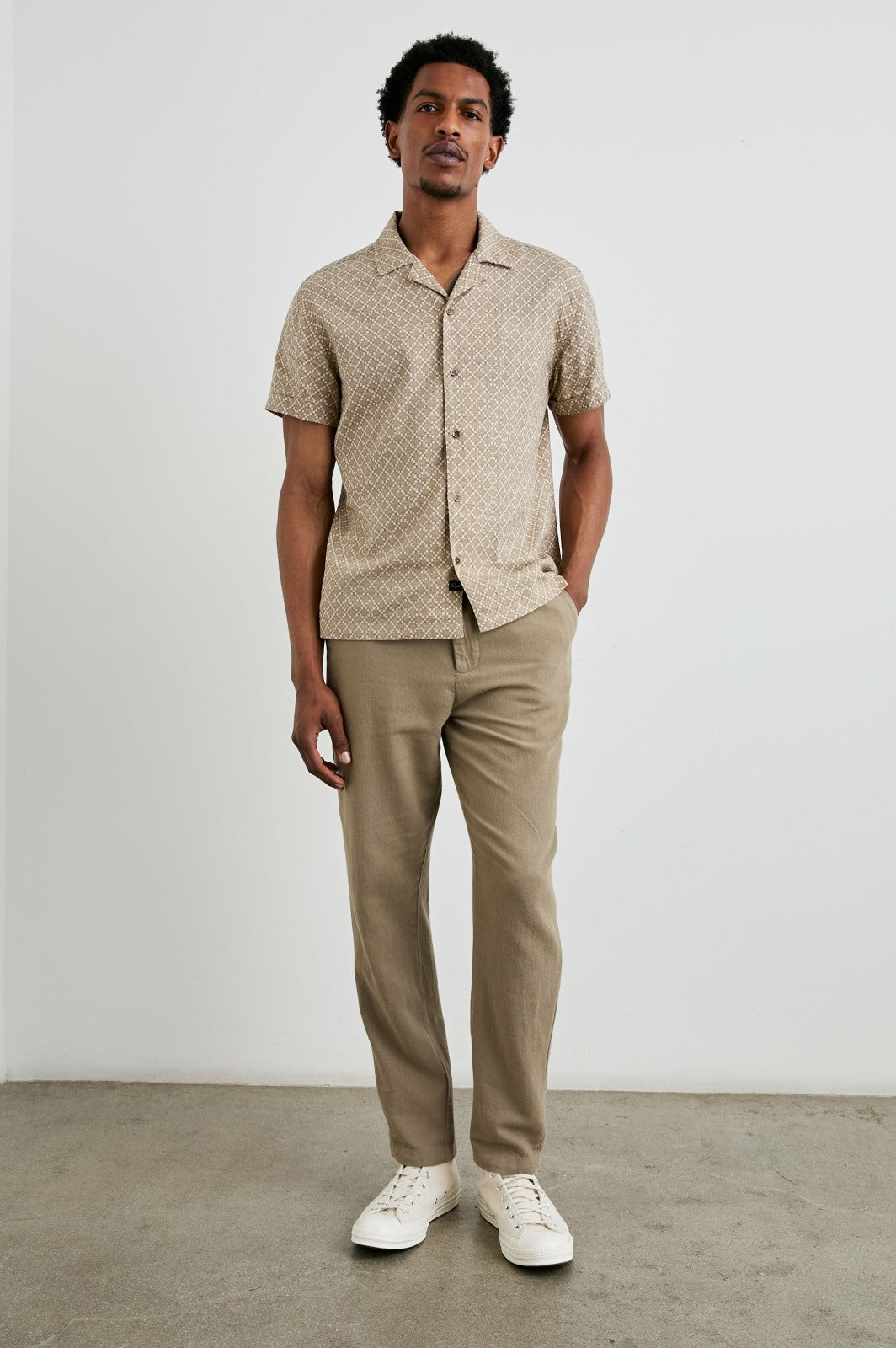 ATLAS SHIRT - IKAT OAT| Rails outlet