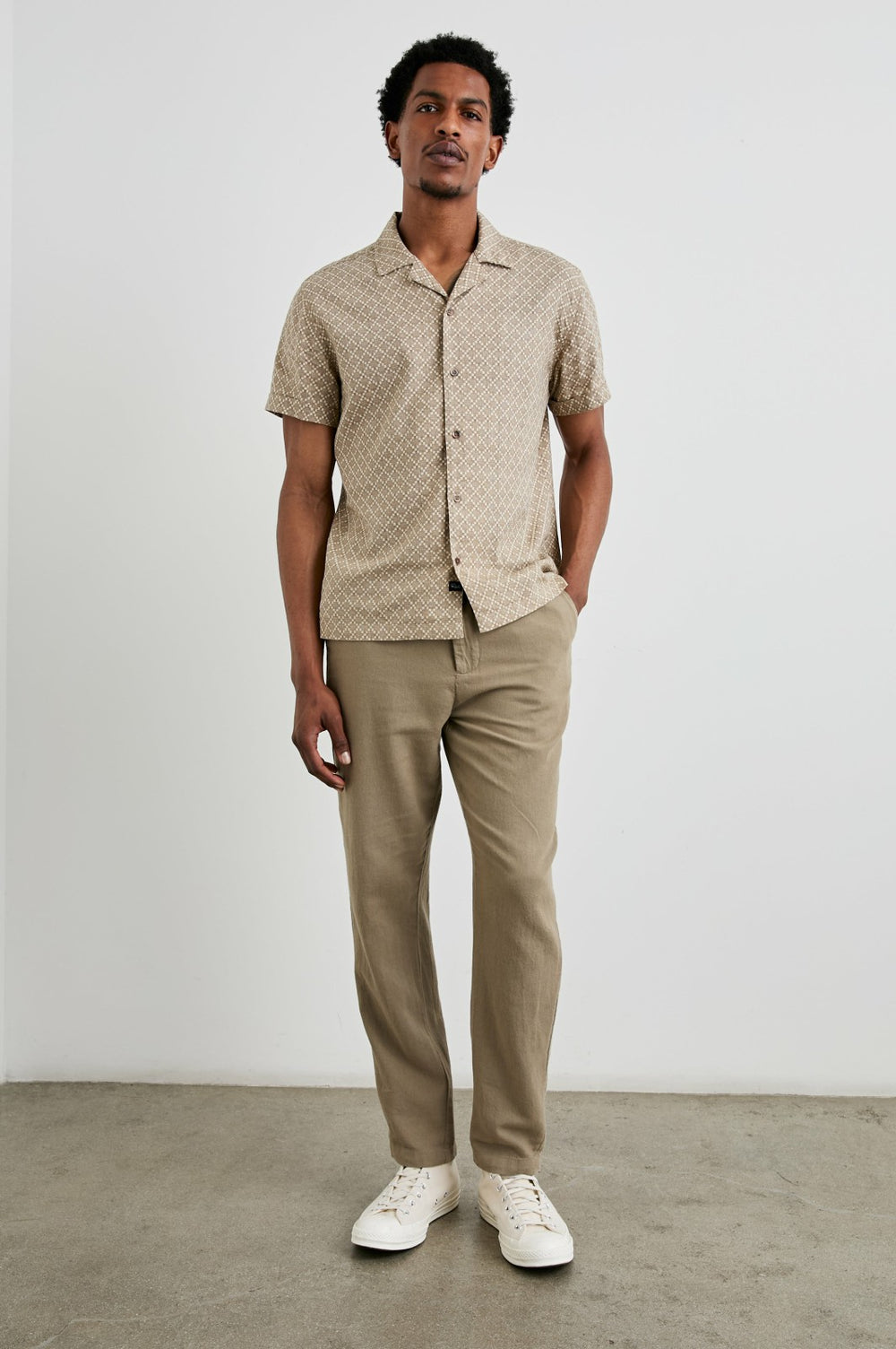 ATLAS SHIRT - IKAT OAT| Rails outlet