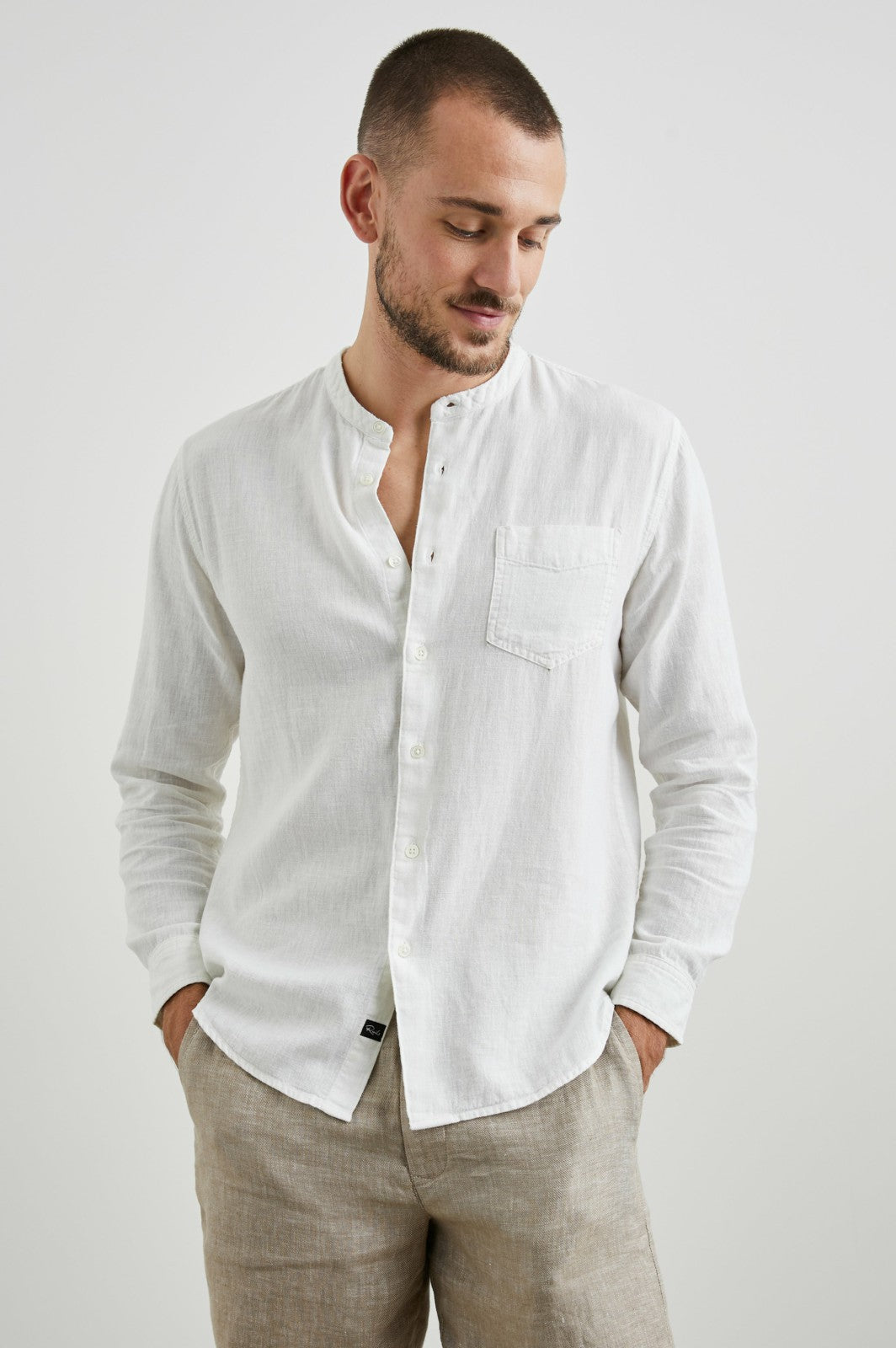 ANTOINE SHIRT - ANTIQUE WHITE| Rails US