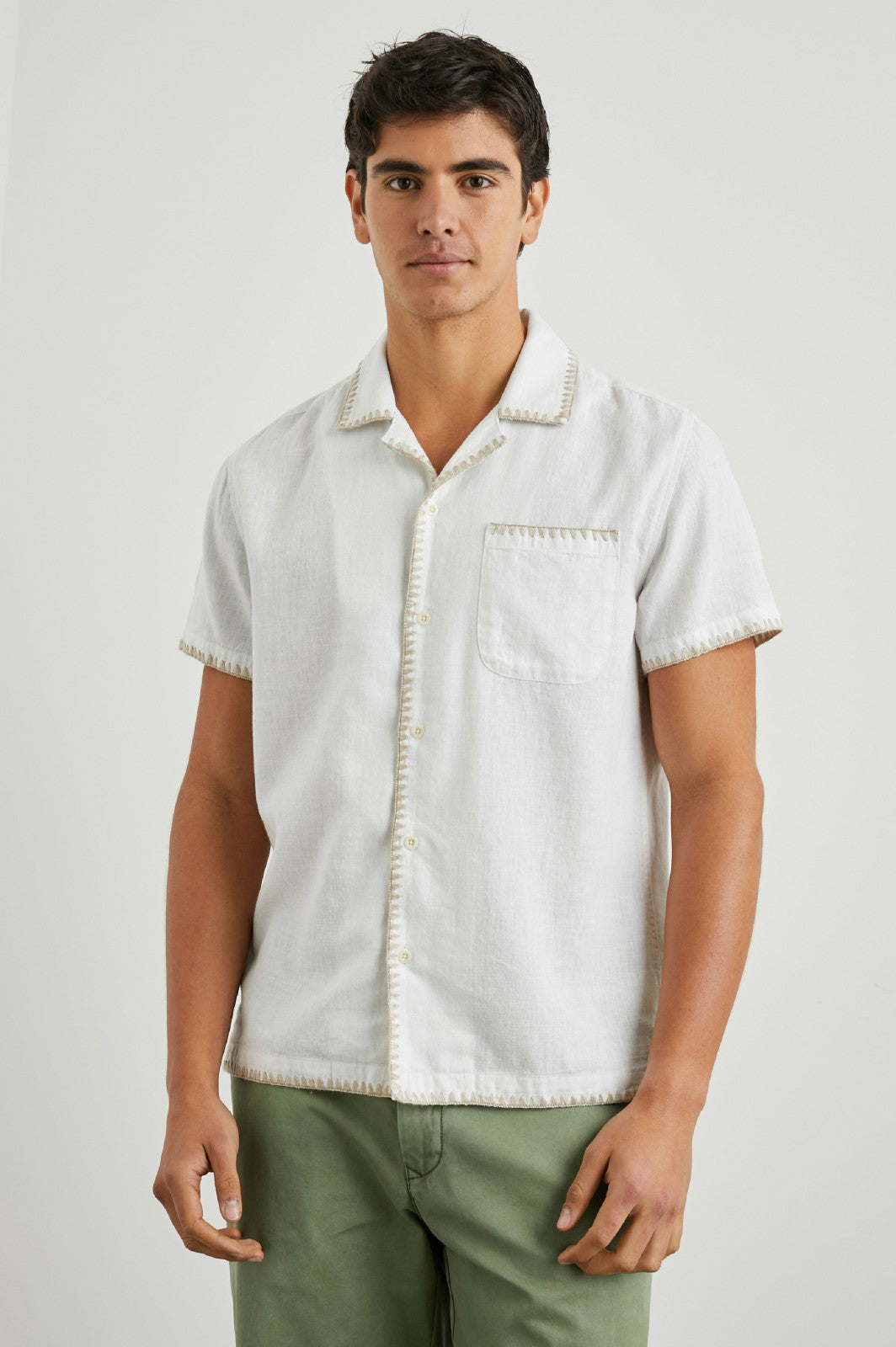SHANE SHIRT - ANTIQUE WHITE| Rails online