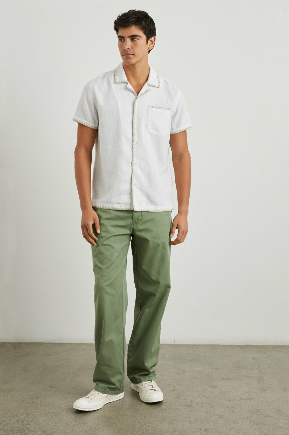 SHANE SHIRT - ANTIQUE WHITE| Rails online