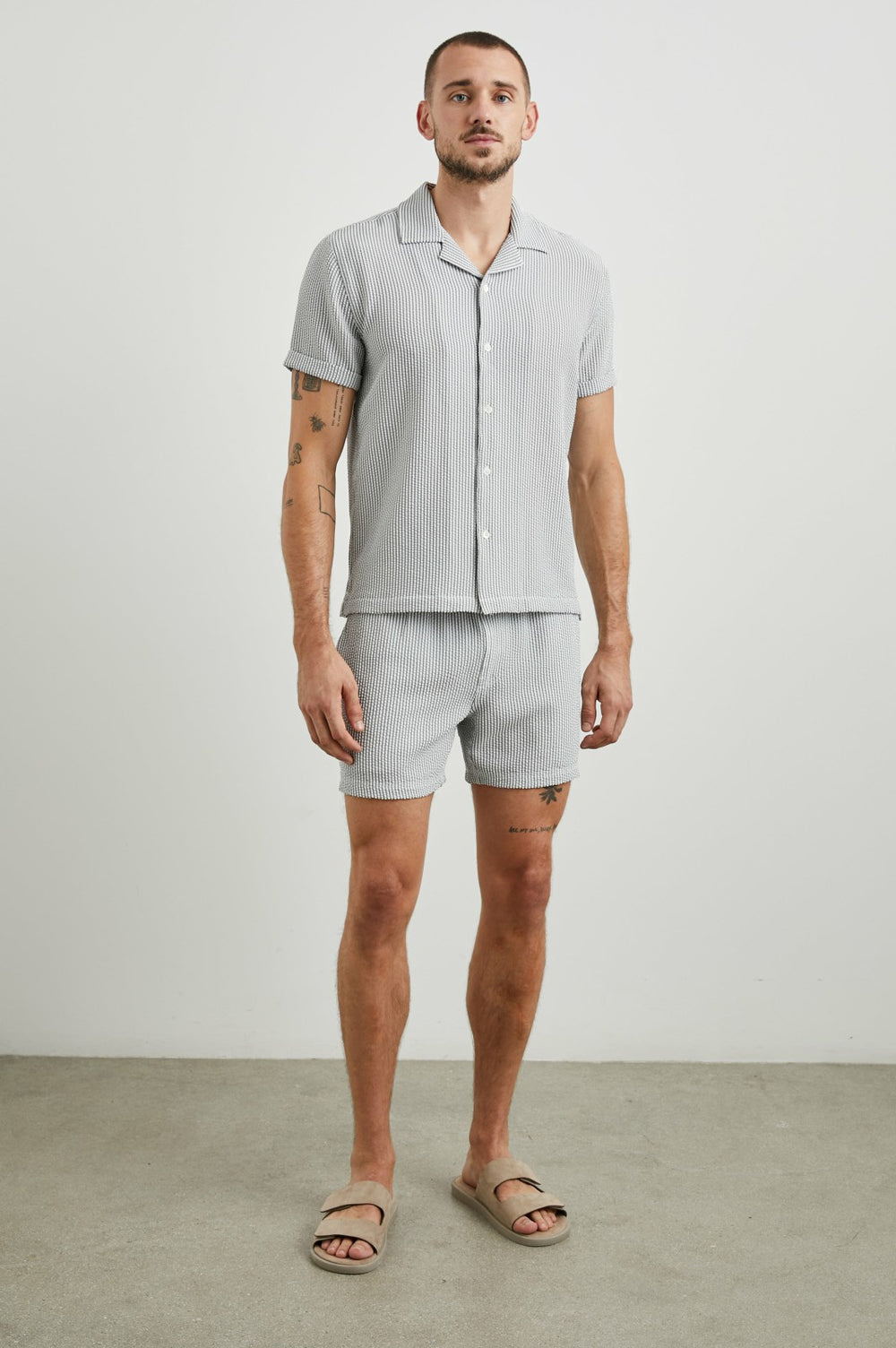 LA BREA SWIM SHORT - FADED SEERSUCKER| Rails outlet