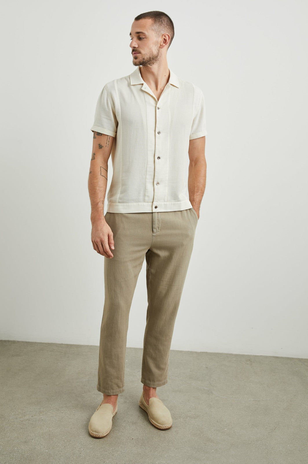 DUKE SHIRT - PARCHMENT WHEAT| Rails for sale