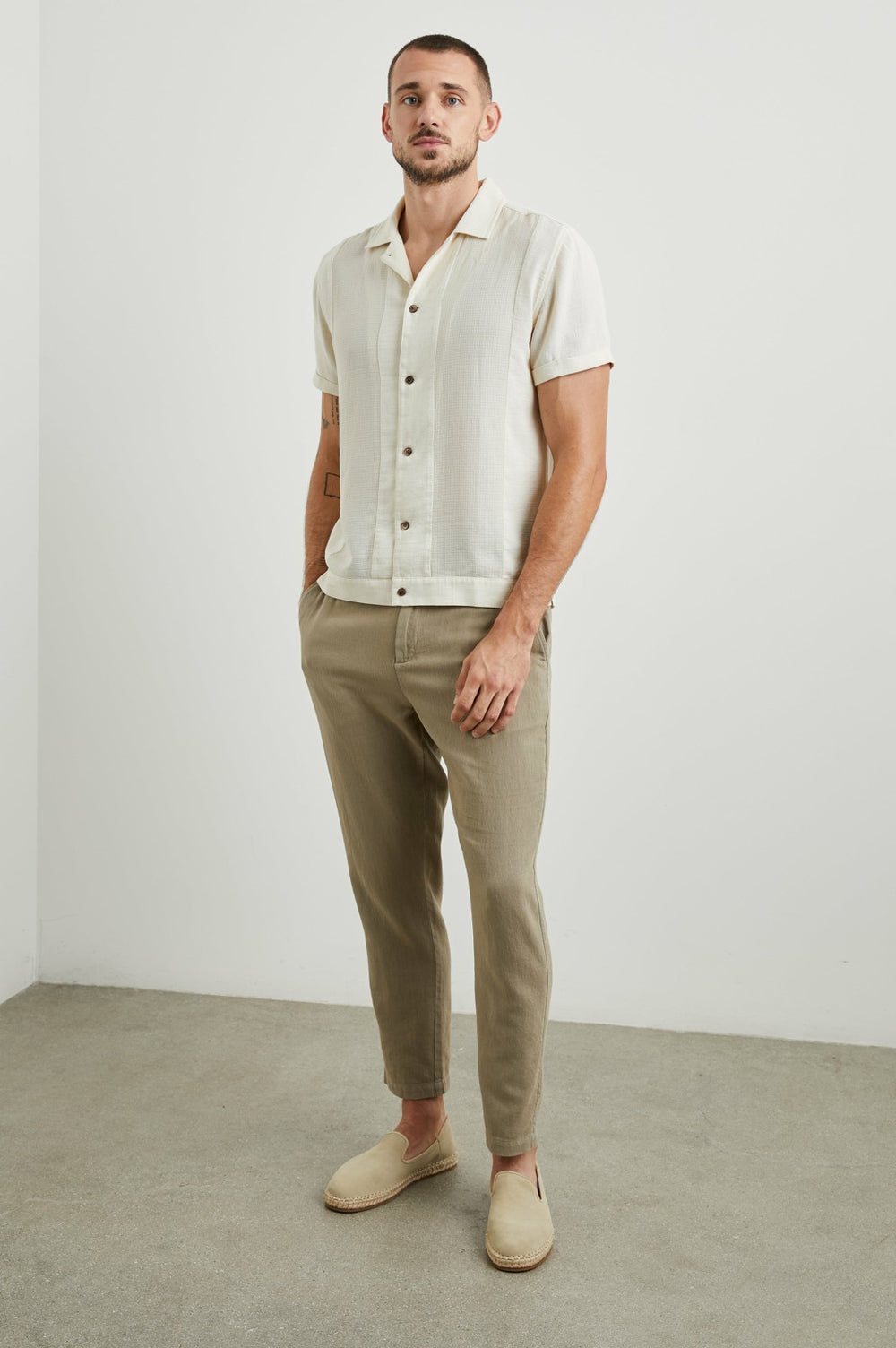 DUKE SHIRT - PARCHMENT WHEAT| Rails for sale