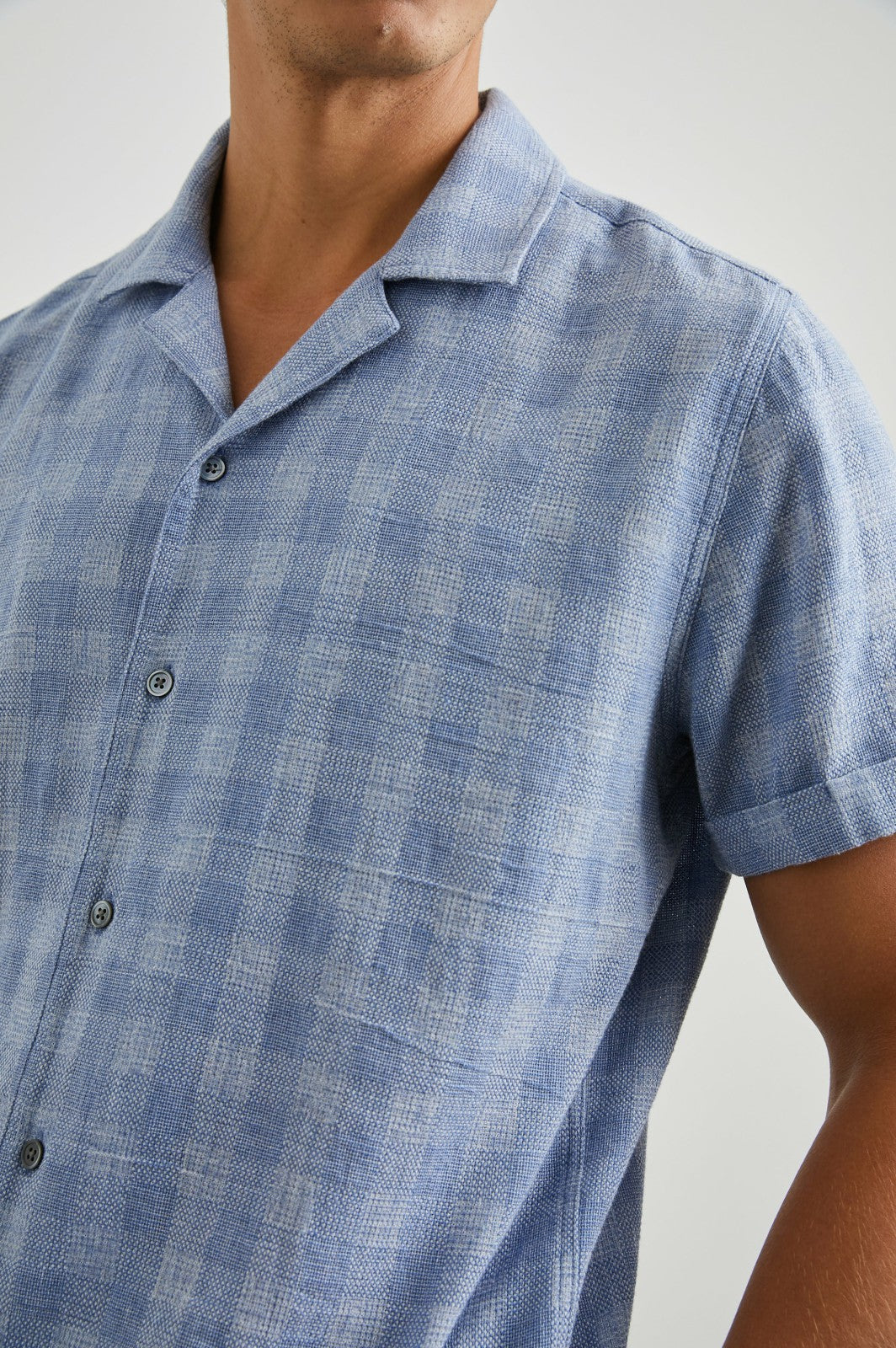 DRESDEN SHIRT - HOMESPUN BLUE GINGHAM| Rails discount