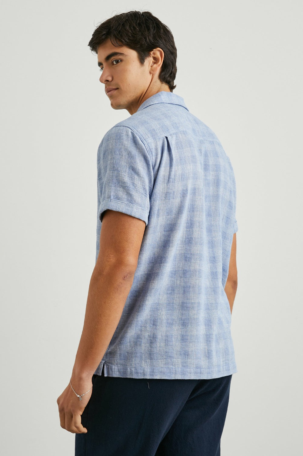 DRESDEN SHIRT - HOMESPUN BLUE GINGHAM| Rails discount