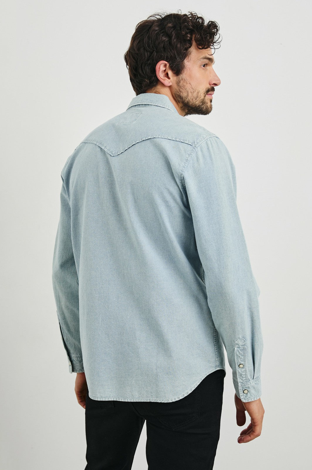 ROY SHIRT - SUNFADED INDIGO| Rails outlet