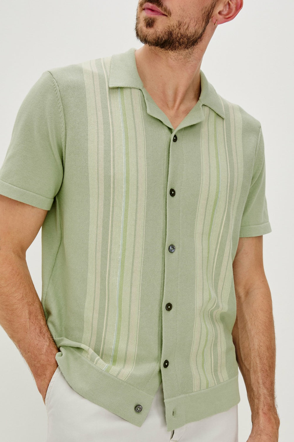 SILAS SHIRT - SAGE IRIDESCENT MULTI| Rails US