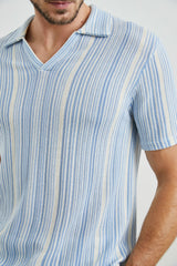 ETANNE POLO SHIRT - MERIDIAN ECRU STRIPE| Rails for sale