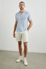 ETANNE POLO SHIRT - MERIDIAN ECRU STRIPE| Rails for sale