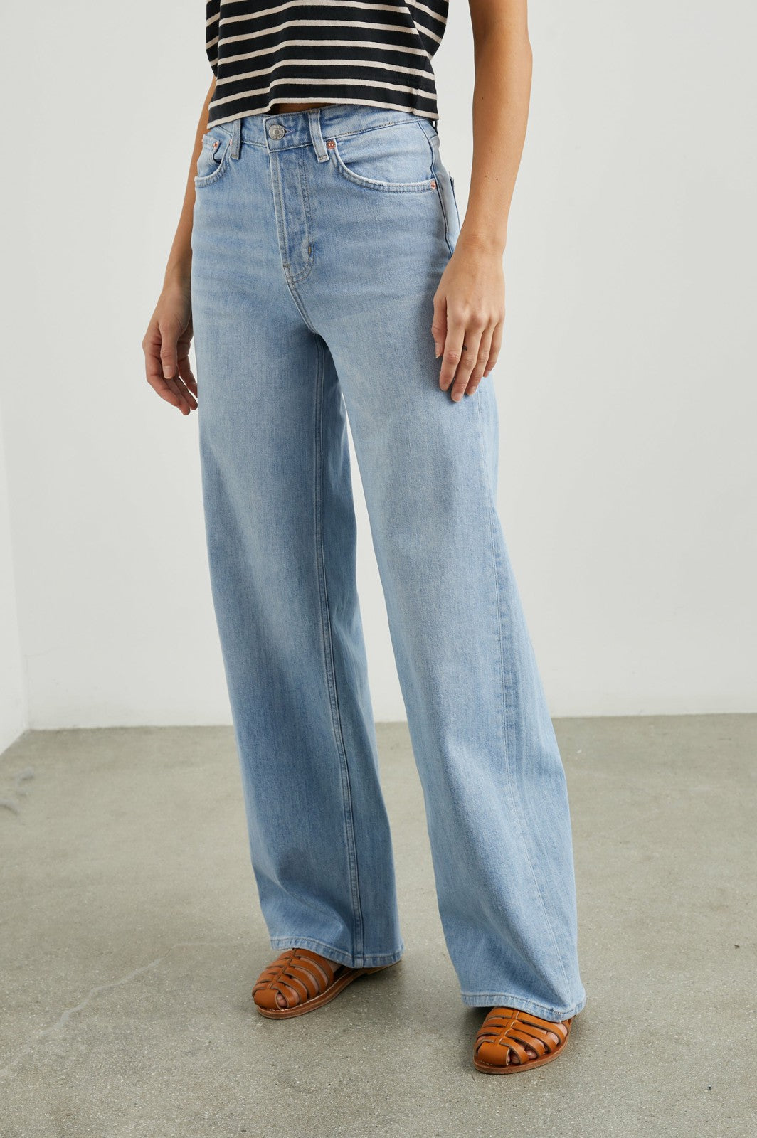 GETTY WIDE LEG - BLUE MIST| Rails for sale
