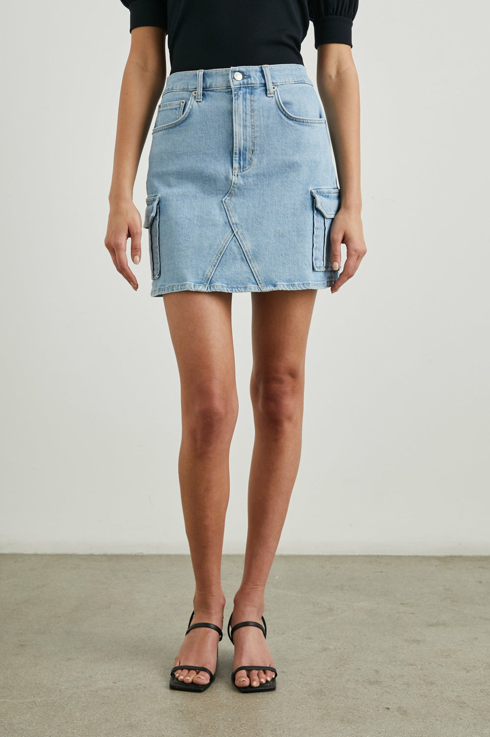 LAUREL CARGO SKIRT - CRYSTAL BLUE| Rails on sale
