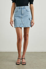LAUREL CARGO SKIRT - CRYSTAL BLUE| Rails on sale