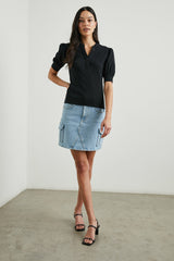 LAUREL CARGO SKIRT - CRYSTAL BLUE| Rails on sale