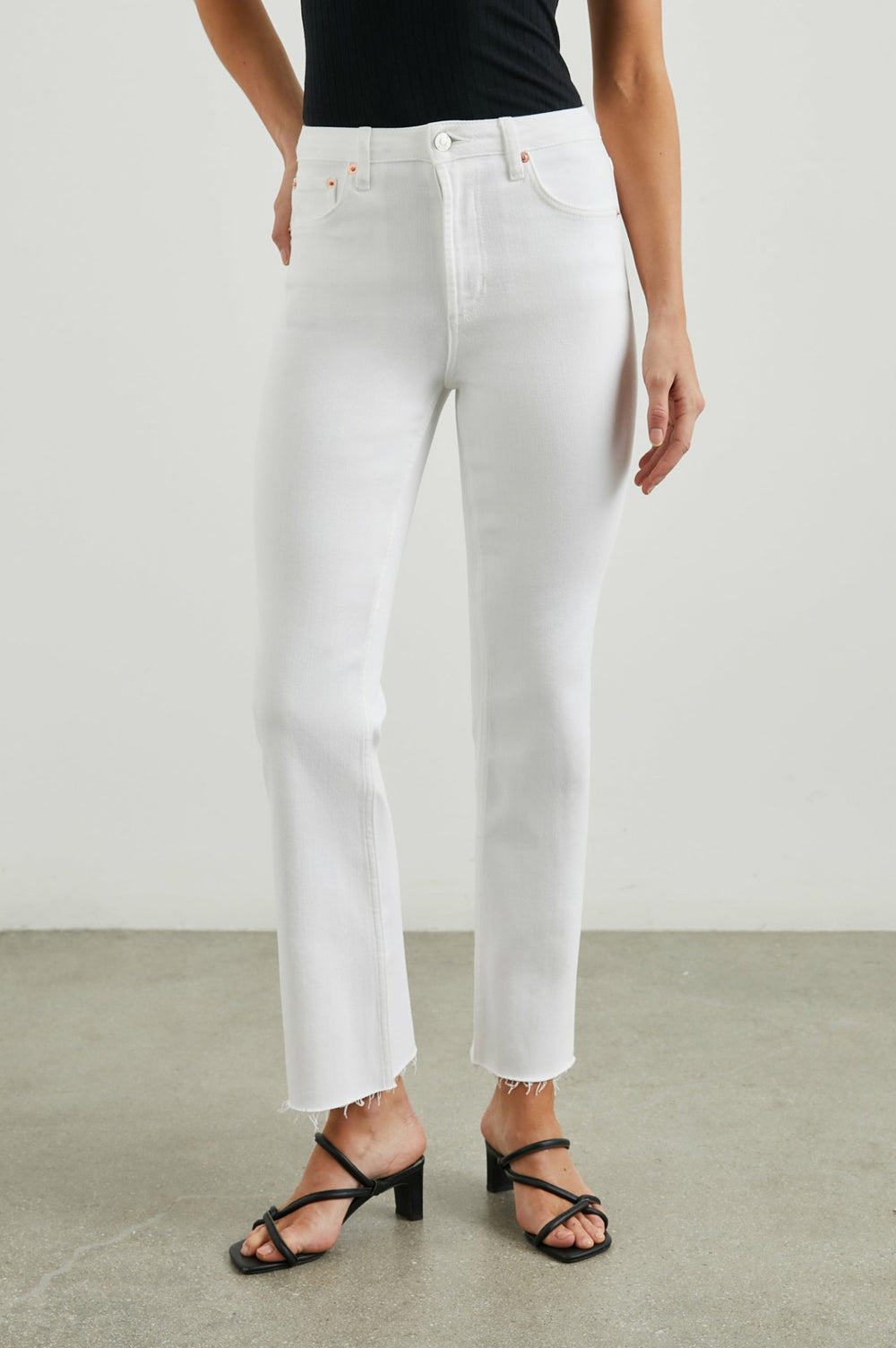 SUNSET CROP SLIM FLARE - SALT WHITE| Rails discount