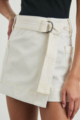 DEANNA SKIRT - VINTAGE ECRU CONTRAST STITCH| Rails near me