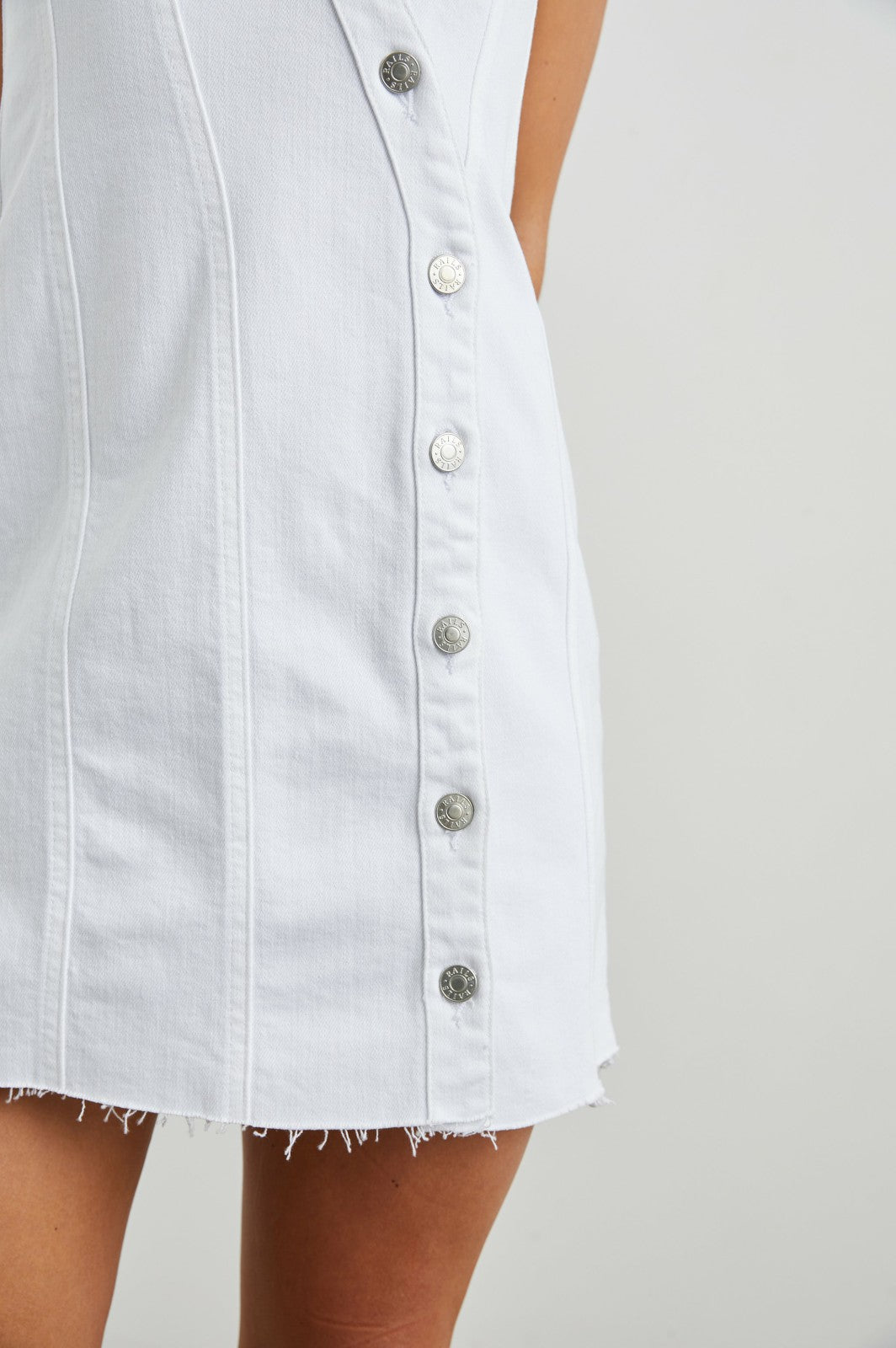 STRAND DRESS - SALT WHITE| Rails online