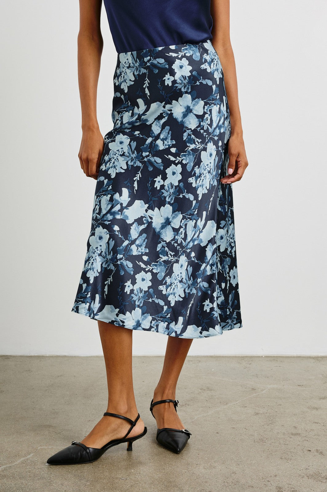 ANYA SKIRT - INDIGO BLOSSOMS| Rails near me