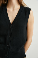 ANNIKA VEST - JET BLACK| Rails near me
