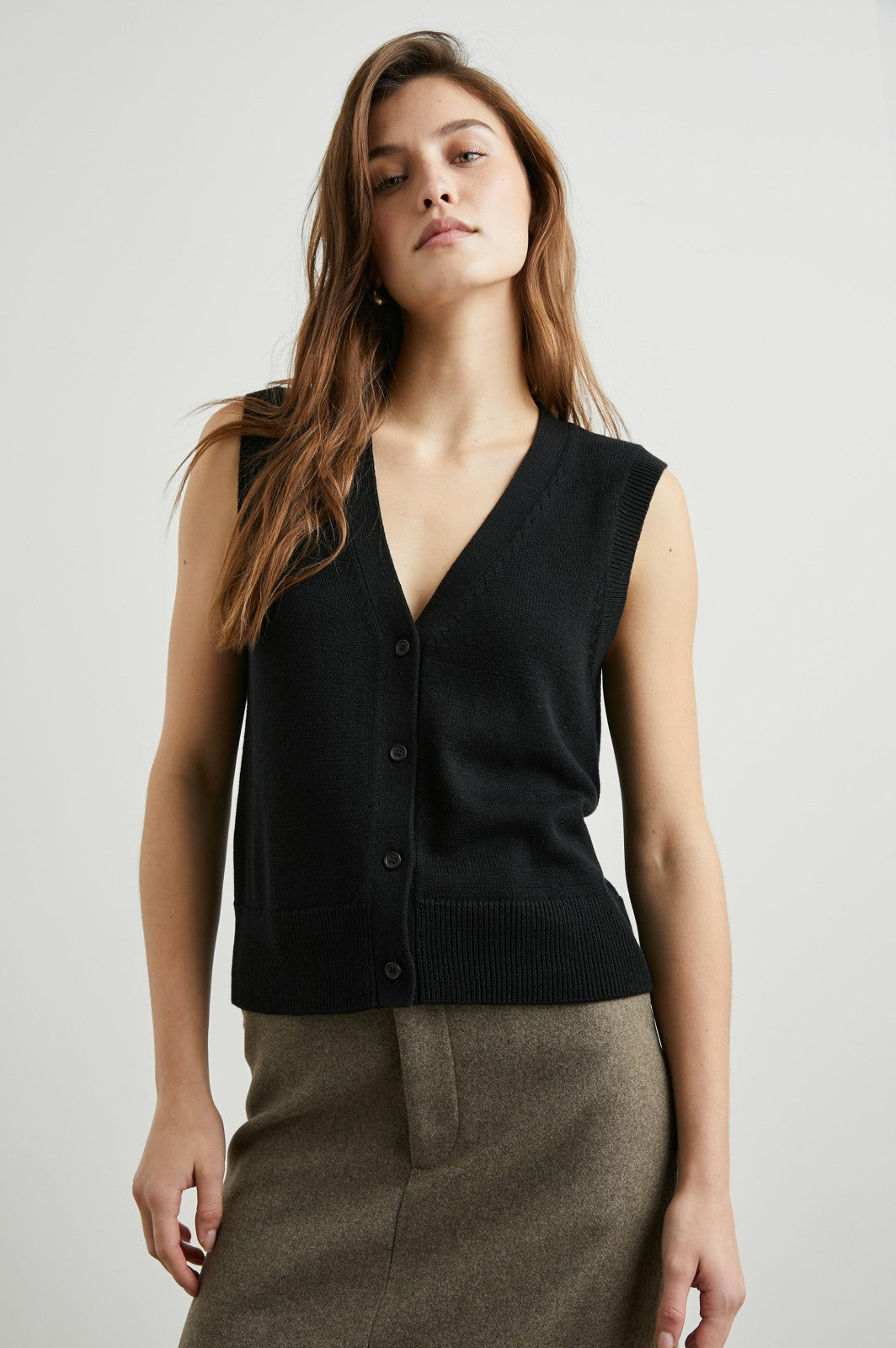 ANNIKA VEST - JET BLACK| Rails near me