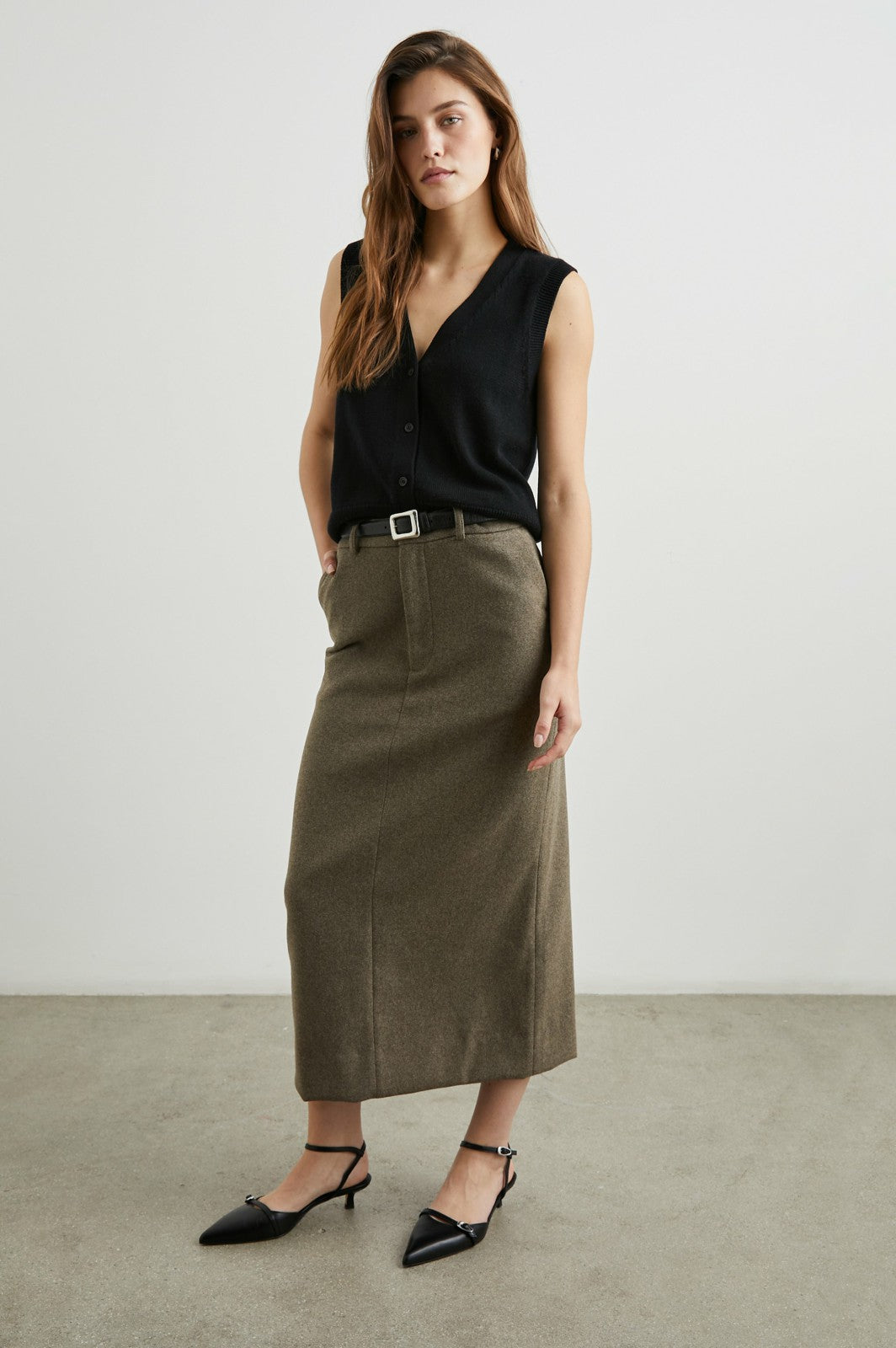 ANNIKA VEST - JET BLACK| Rails near me
