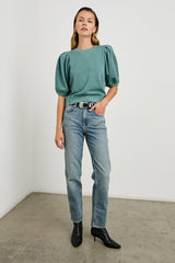 CAMY SWEATSHIRT - STONE BLUE| Rails discount