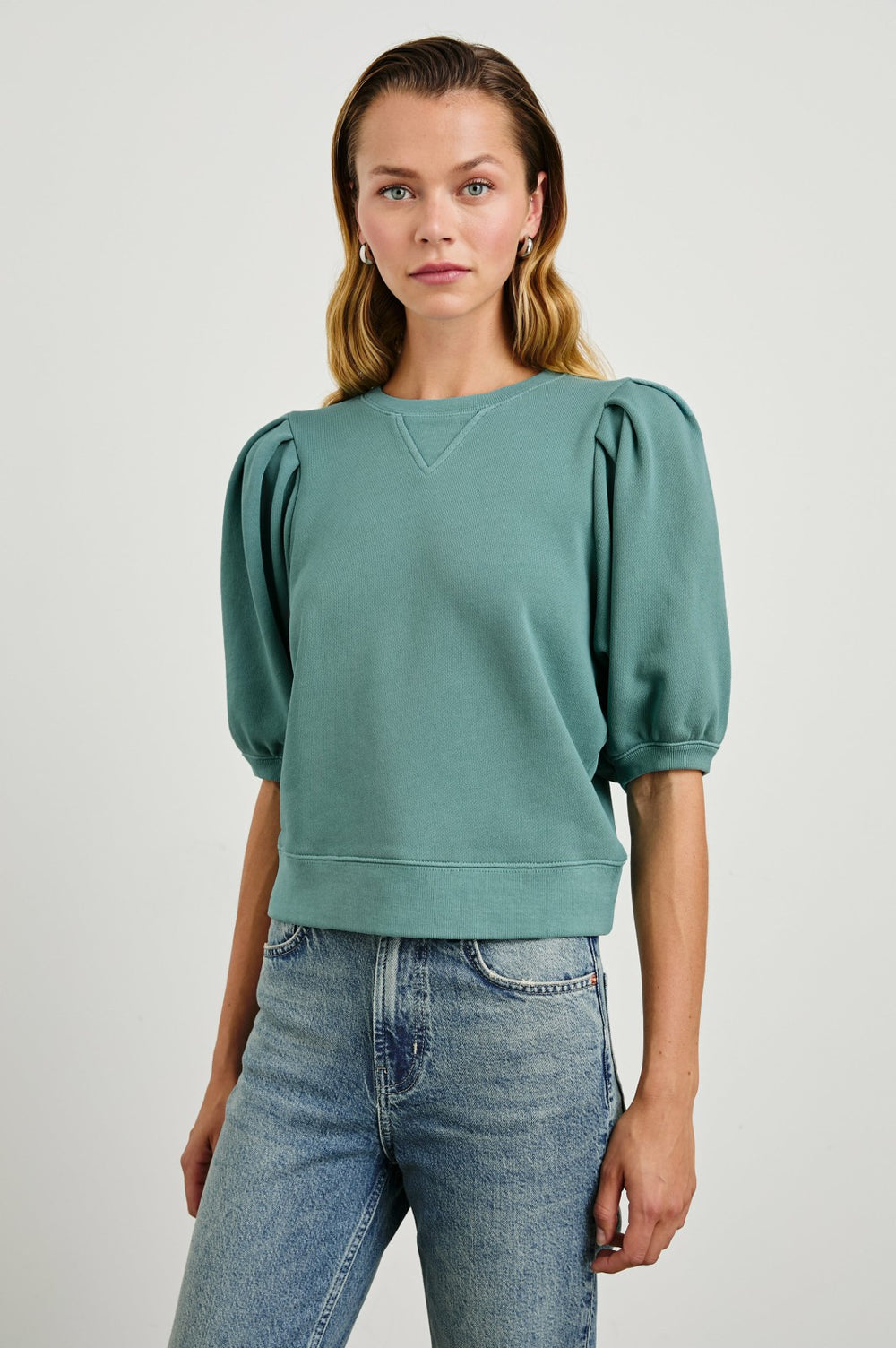 CAMY SWEATSHIRT - STONE BLUE| Rails discount