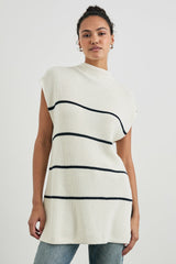 ETTA SWEATER - IVORY NAVY STRIPE| Rails discount
