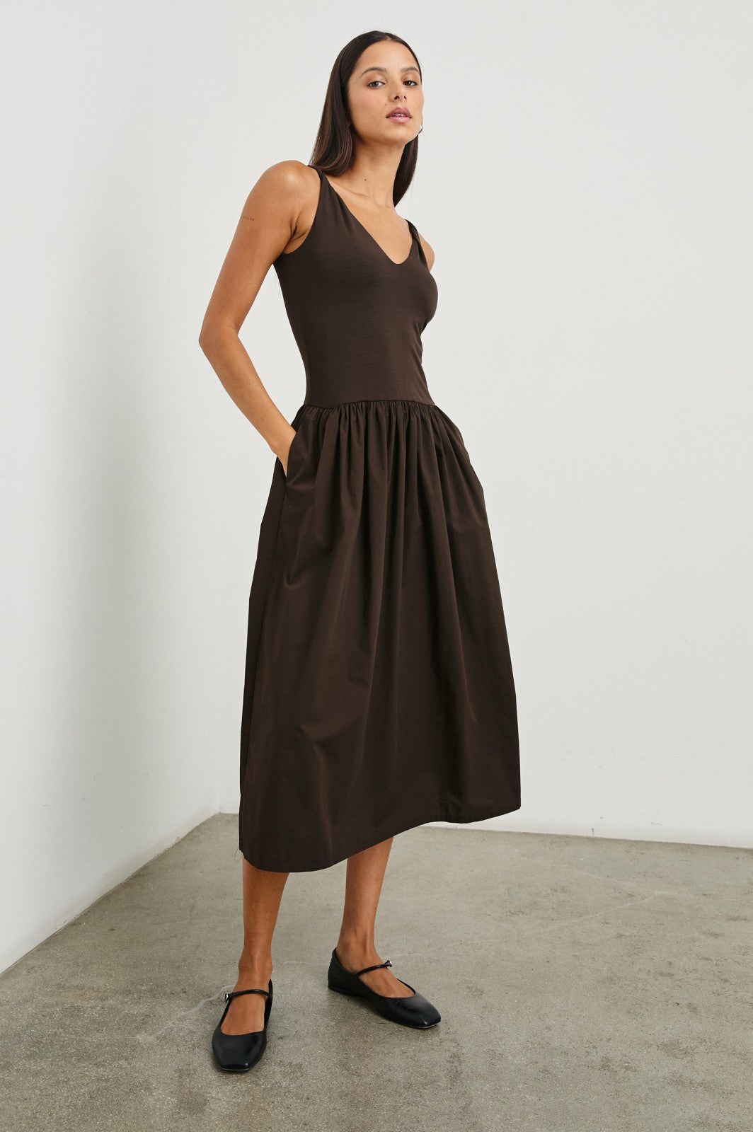 FRANCA DRESS - ESPRESSO| Rails on sale