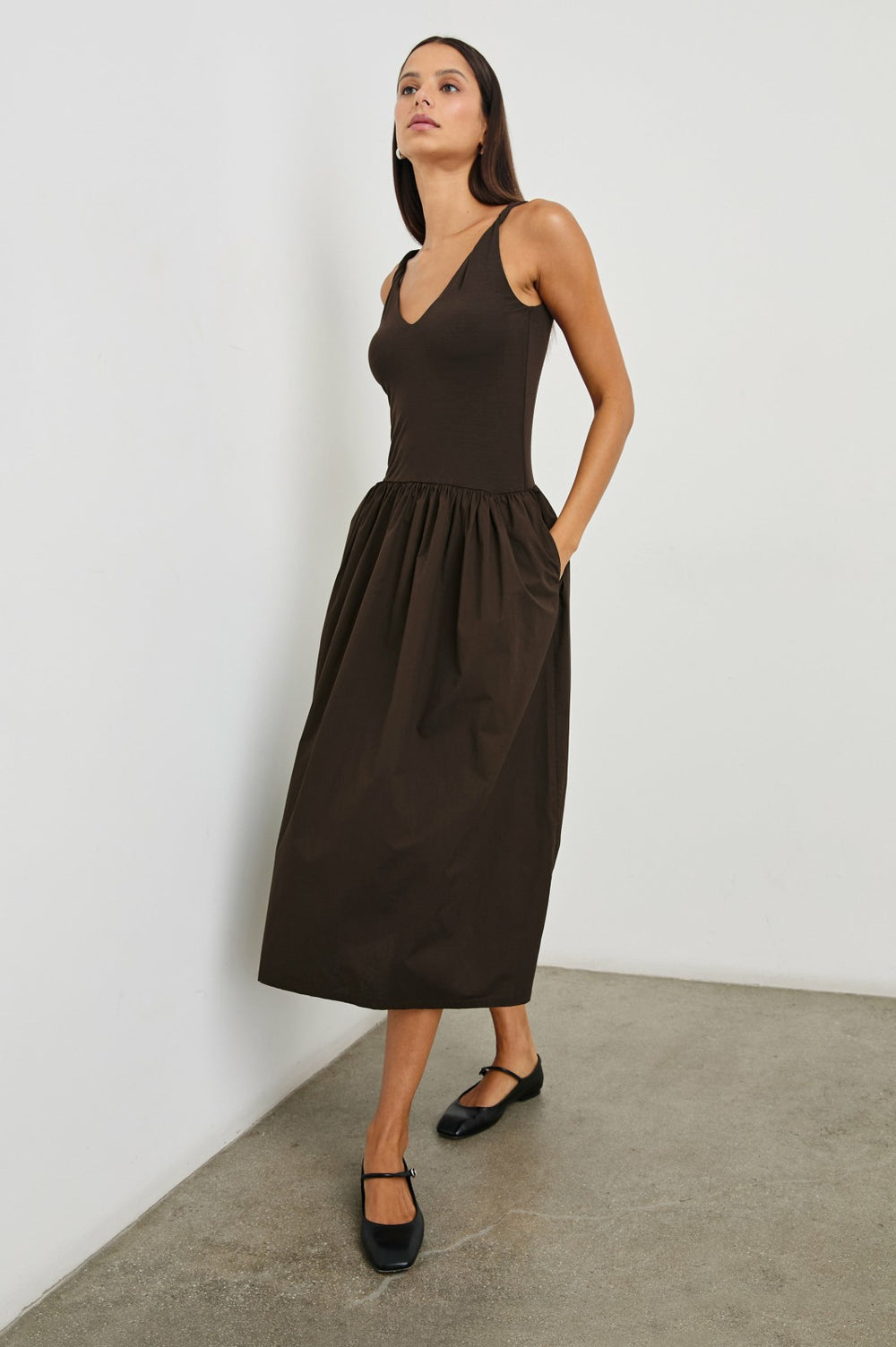 FRANCA DRESS - ESPRESSO| Rails on sale