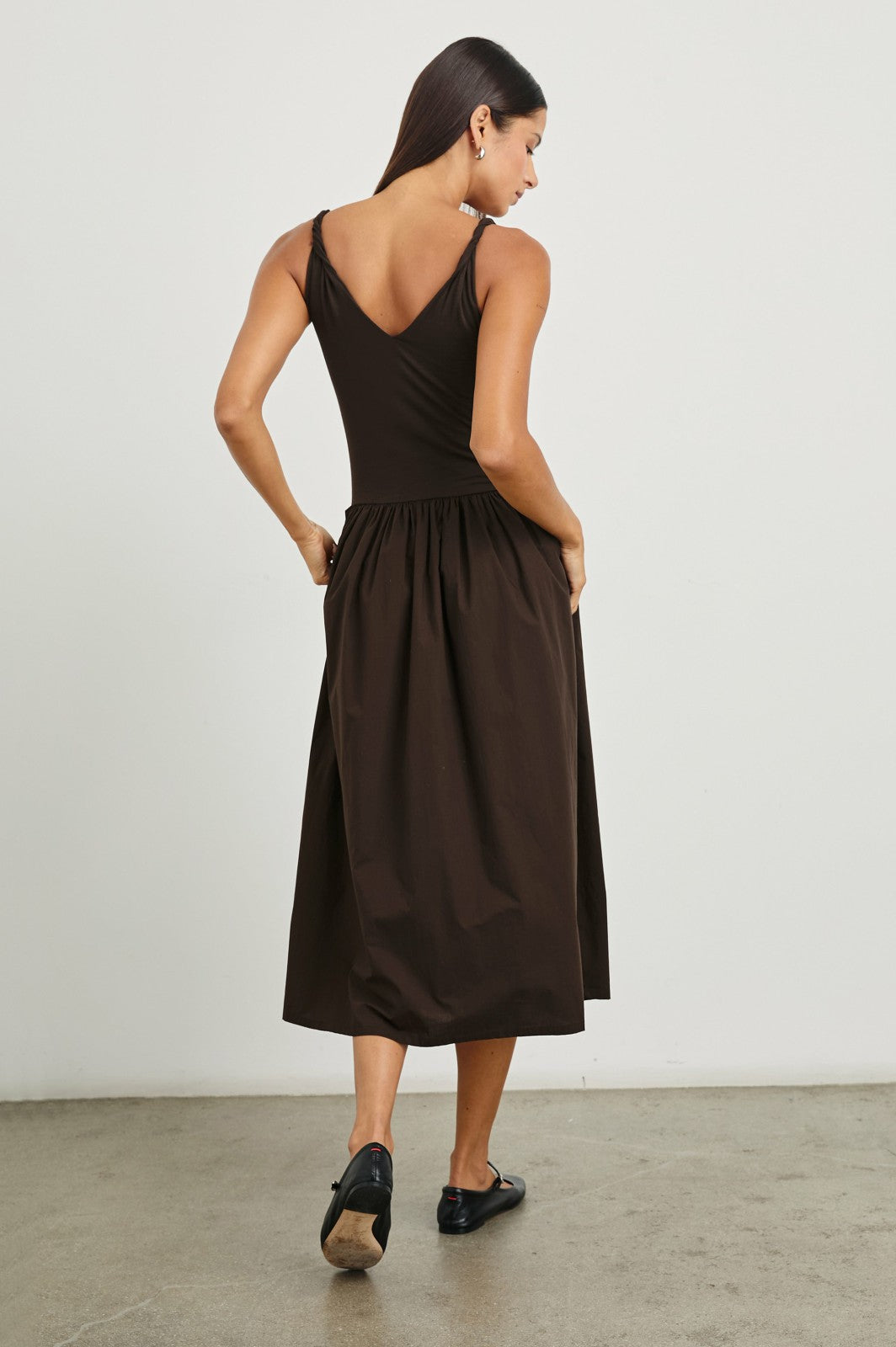 FRANCA DRESS - ESPRESSO| Rails on sale