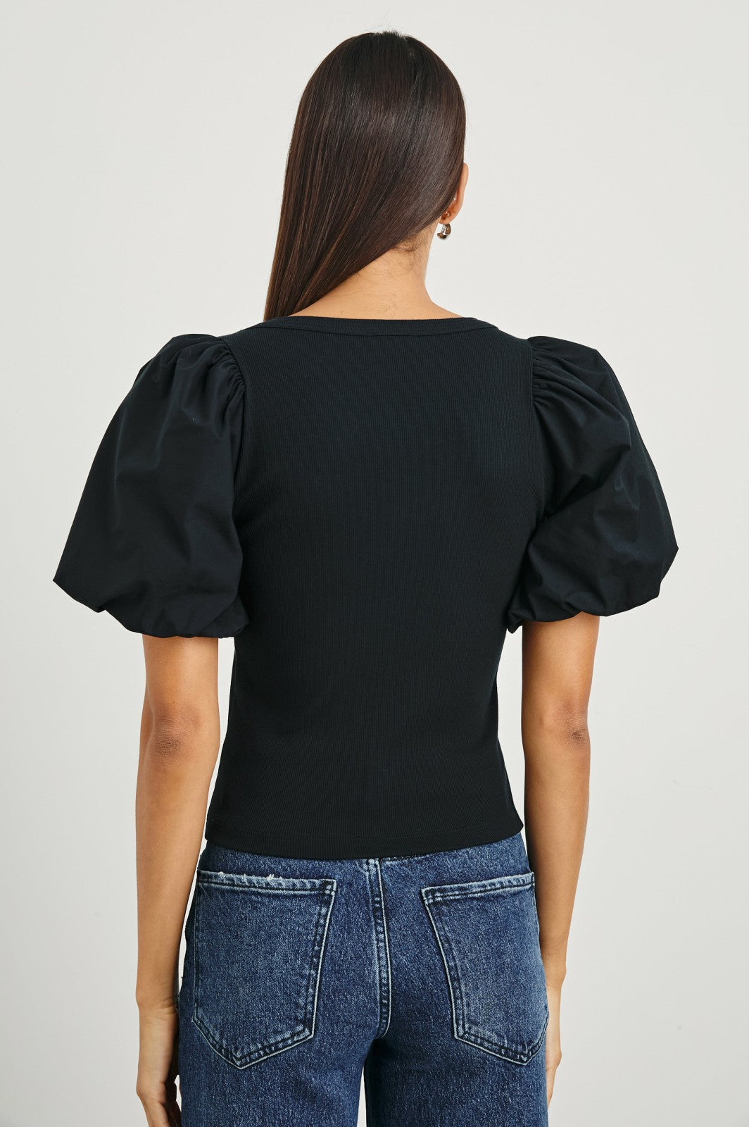 HALLIE TOP - BLACK| Rails sale