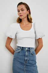 HALLIE TOP - WHITE| Rails discount