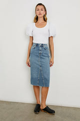 HALLIE TOP - WHITE| Rails discount