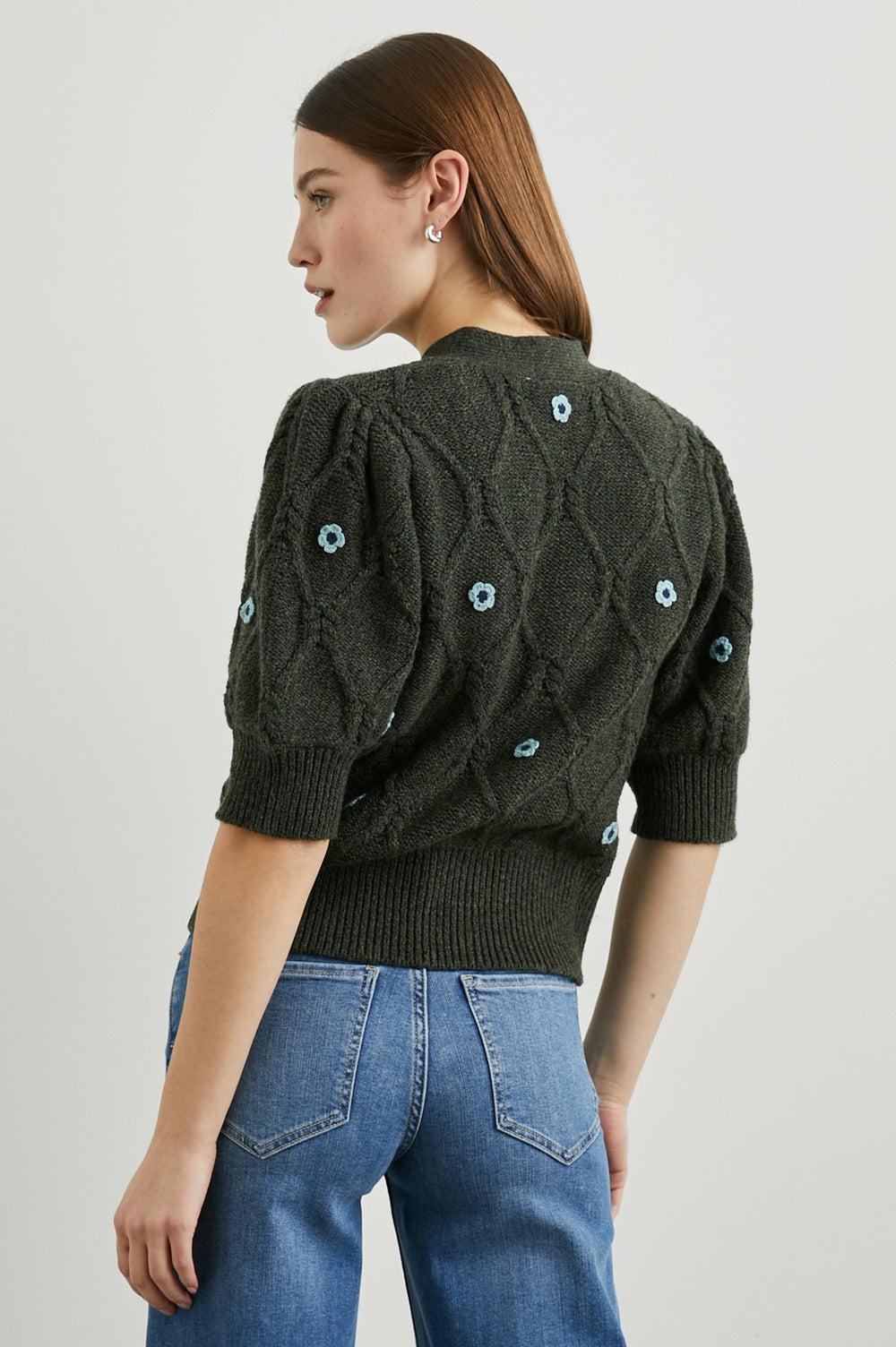 ISLA CARDIGAN - FOREST DAISIES| Rails sale