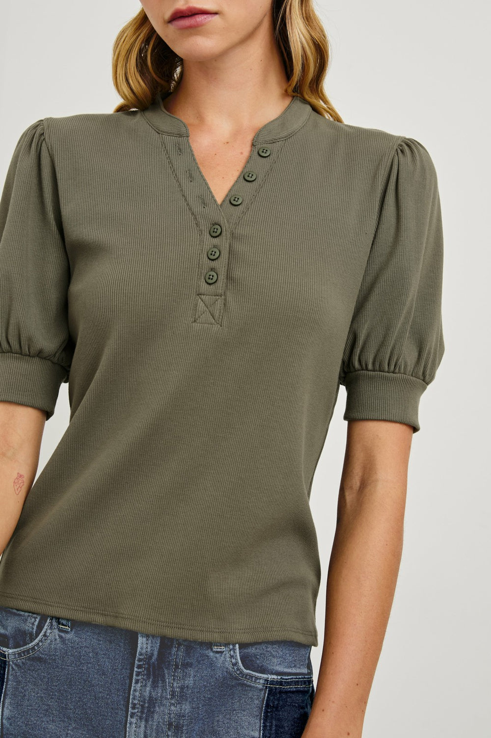 JEWEL TOP - WASHED OLIVE| Rails for sale