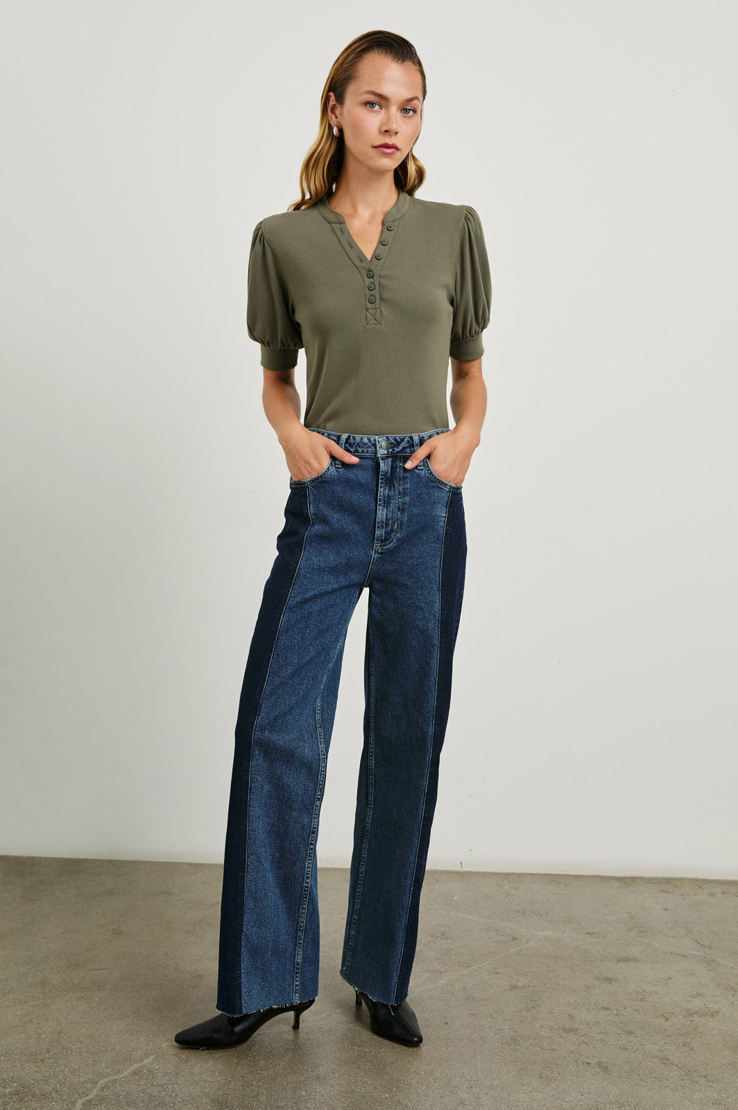 JEWEL TOP - WASHED OLIVE| Rails for sale