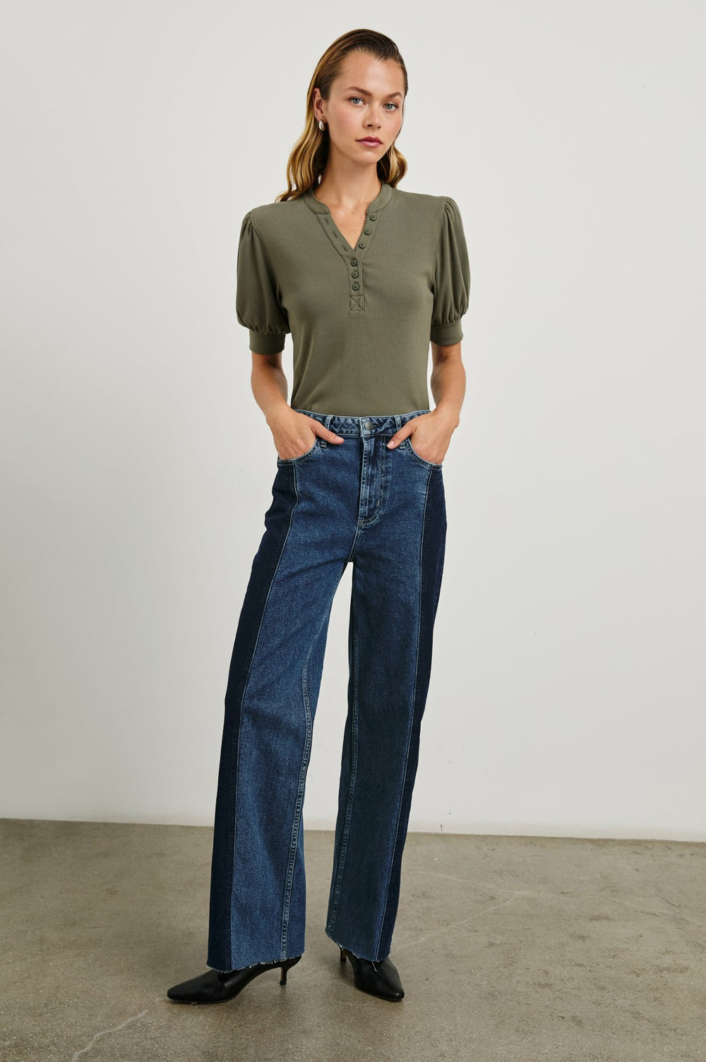 JEWEL TOP - WASHED OLIVE| Rails for sale