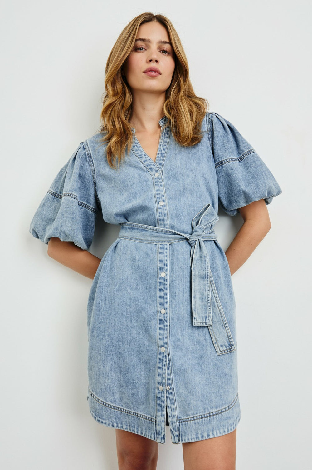 KINGSLEY DRESS - FADED INDIGO| Rails outlet