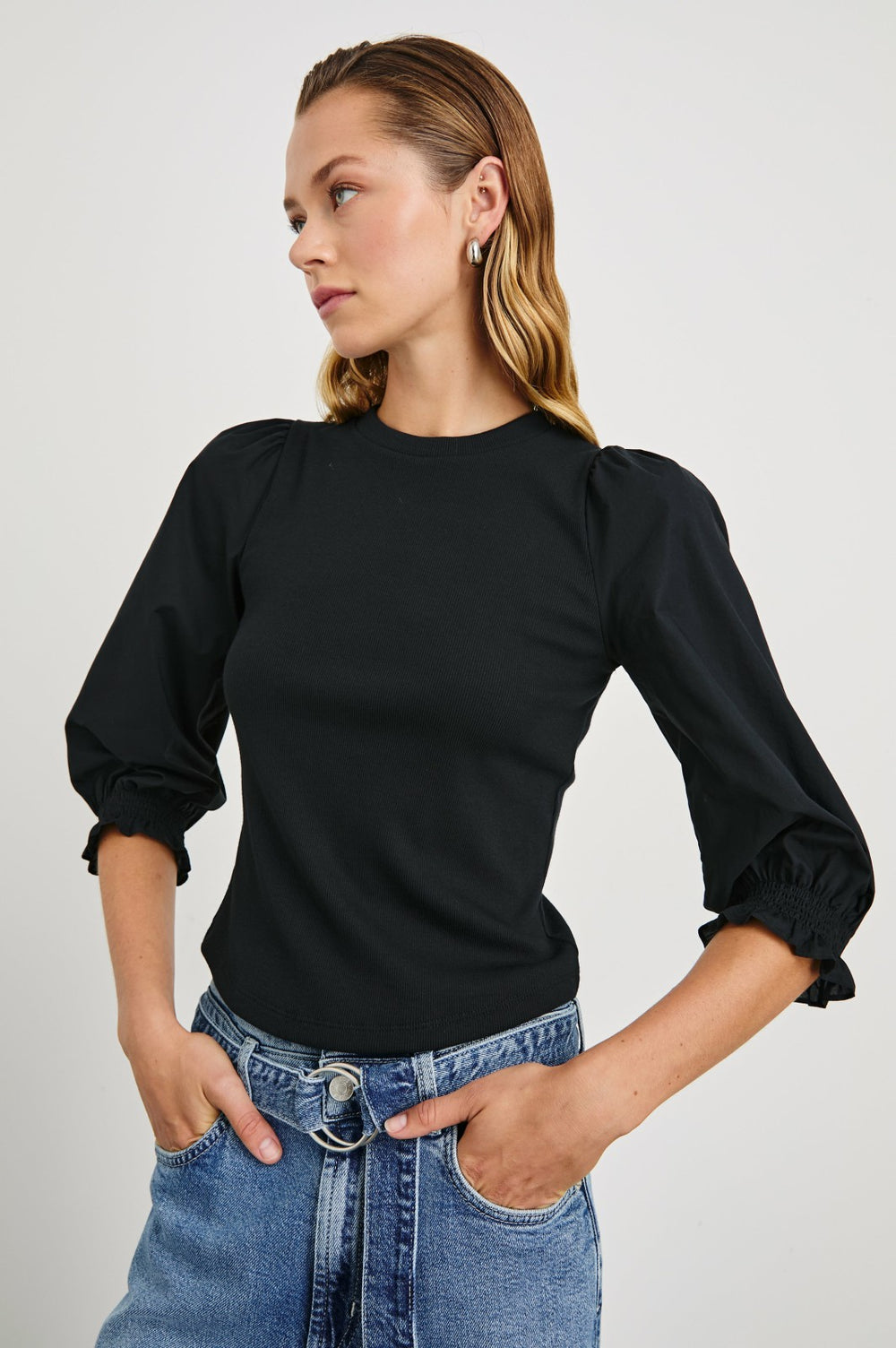 LANDYN TOP - BLACK| Rails on sale
