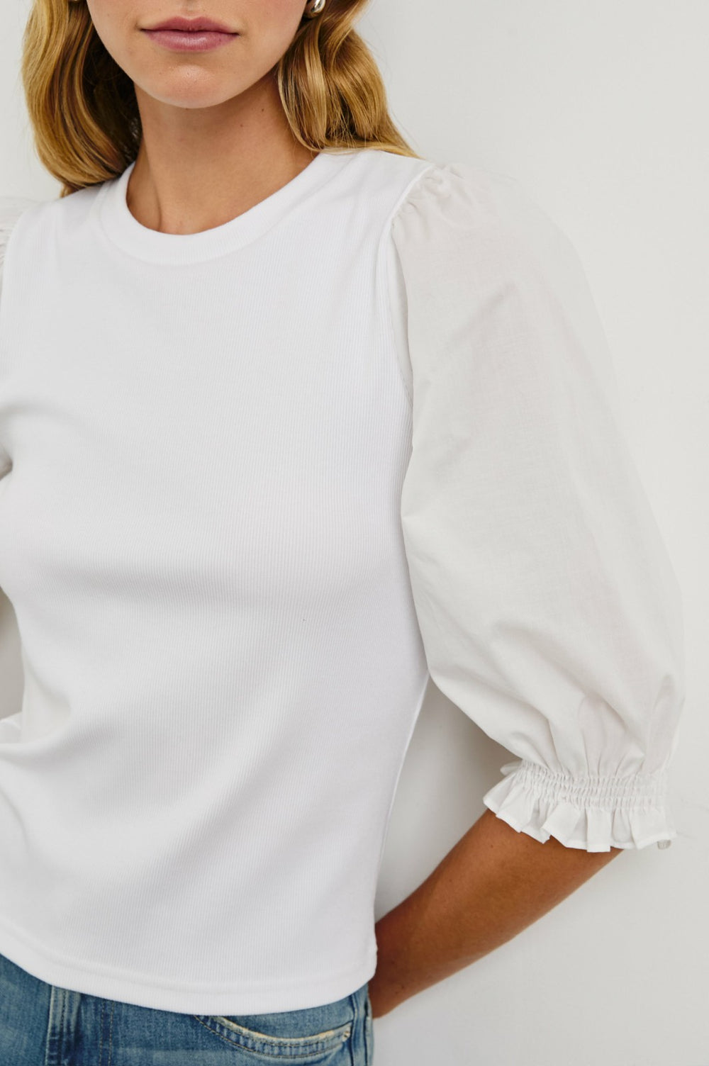 LANDYN TOP - WHITE| Rails on sale